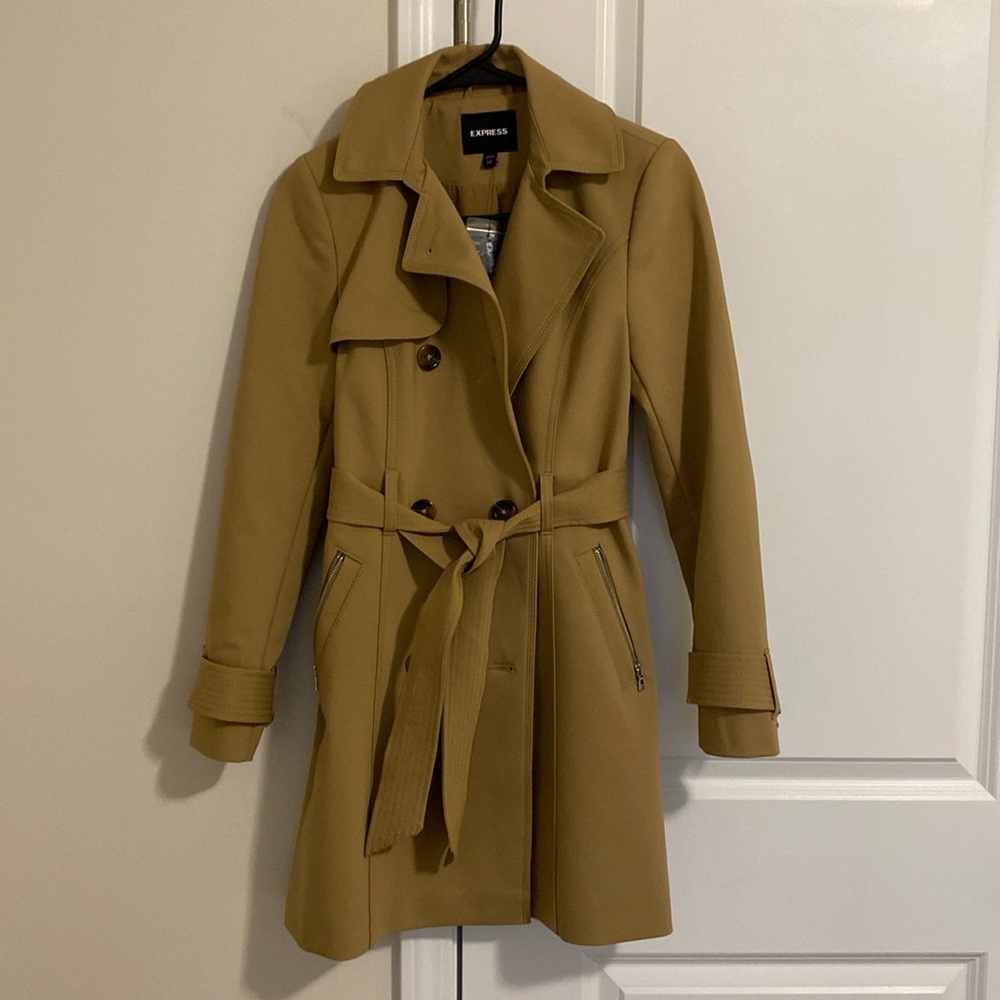 Express Trench Coat NWT